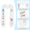 Unisex Satin Kid Graduation Stole Preschool Sash