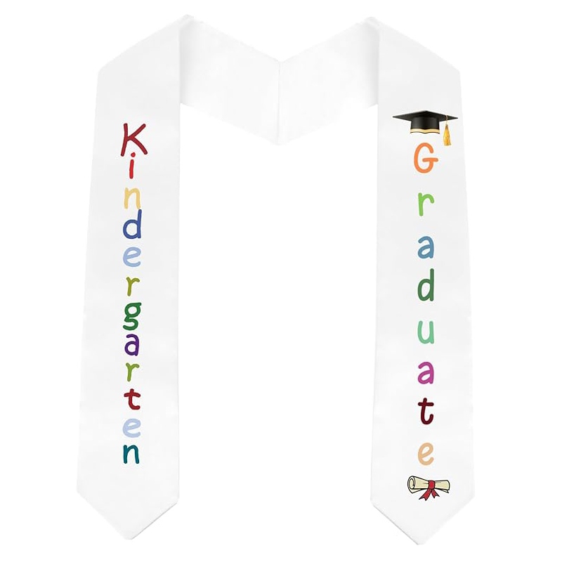 Kindergarten Graduation Stole Kindergarten Sash for Kids