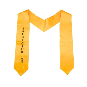 Embroidered Graduation Stole Salutatorian Sash for Graduates