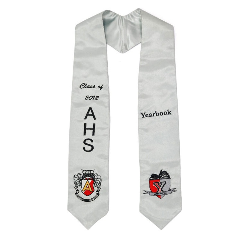 Embroidery Sash Class of 2025 2026 Adults Graduation Stole