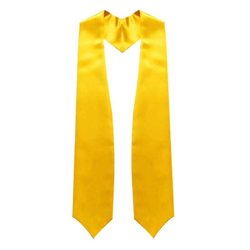 Adult Plain Graduation Stole 72”Unisex in Various Colors