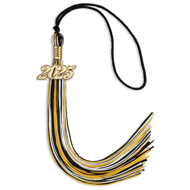 Mixed Three-Color Graduation Tassels