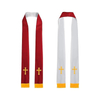 Embroidery Reversible Clergy Stole with Cross Tassels Wedding Church Minister Pastor Priest Shawls