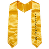 Custom Graduation Sash Personalized Valedictorian Stole with One Side Embroidered