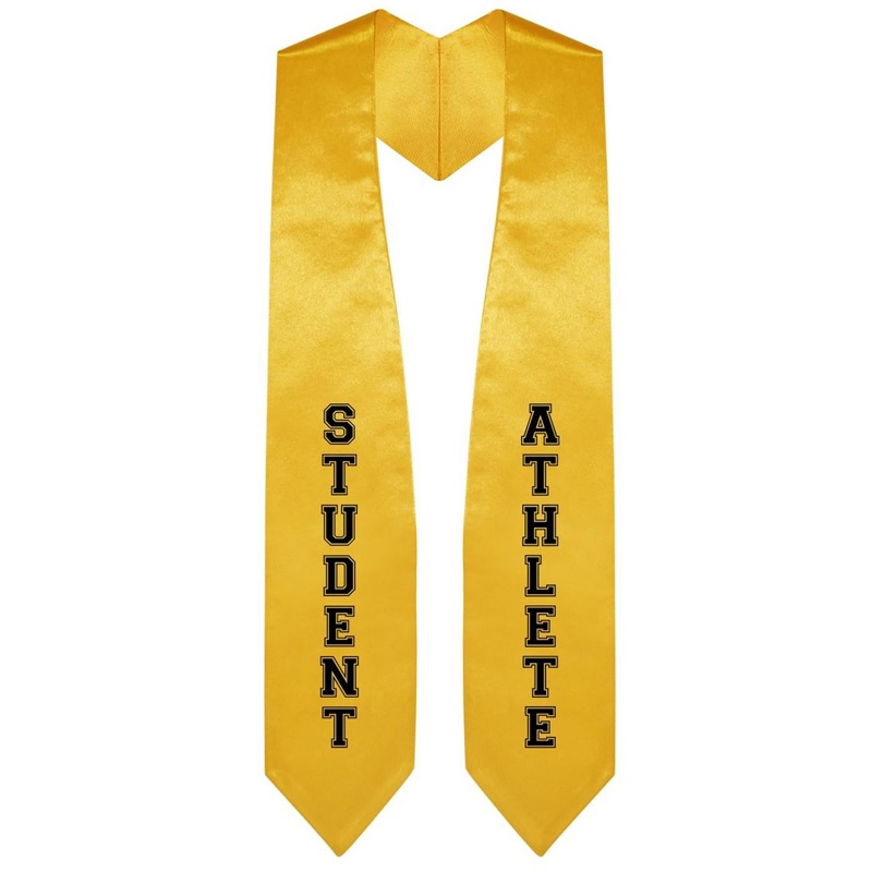 Student Athlete Graduate Stole/Sash with Classic Tips