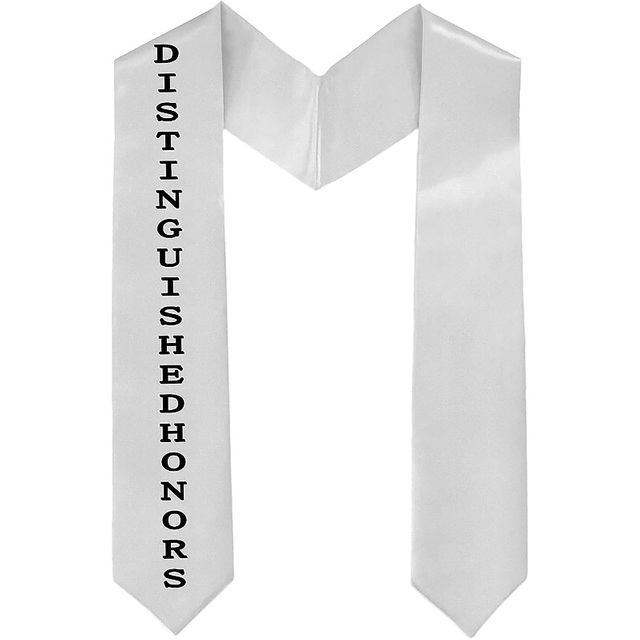 Unisex Adult Distinguished Honors Stole with Classic Tips