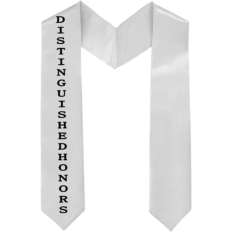 Unisex Adult Distinguished Honors Stole with Classic Tips