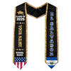 Custom Country Flag Graduation Stole Sash International Graduate