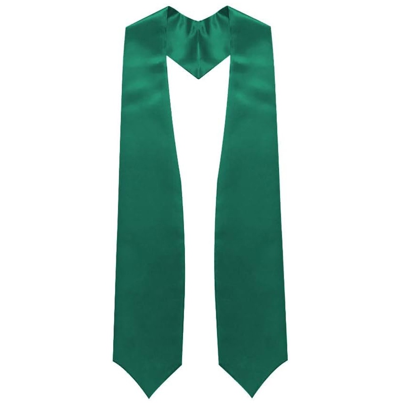 Adult Plain Graduation Stole 72”Unisex in Various Colors