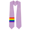 Pride Adult Graduation Stole for LGBTQ+ Students and Allies