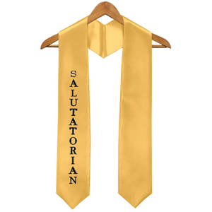 Unisex Salutatorian Graduation Stole Salutatorian Sash with Classic Tips