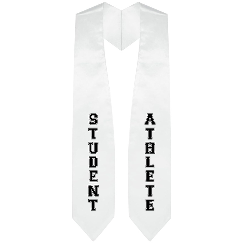 Student Athlete Graduate Stole/Sash with Classic Tips