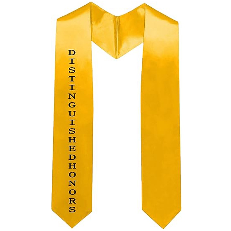 Embroidered or Print Distinguished Honors Stole for Graduates