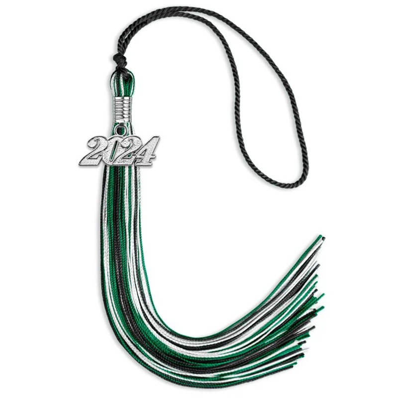 Mixed Three-Color Graduation Tassels