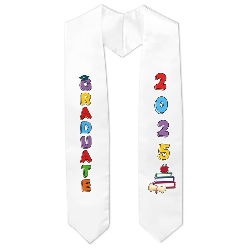 Unisex Satin Kid Graduation Stole Kindergarten Sash