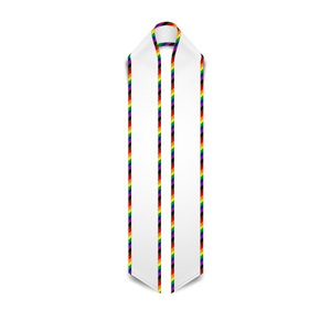 Rainbow Graduation Stole College Graduation Sash LGBT Pride Congratulation Honor Sash Gift