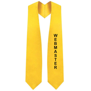 Unisex Class Officer Graduation Sash One Size Fits All