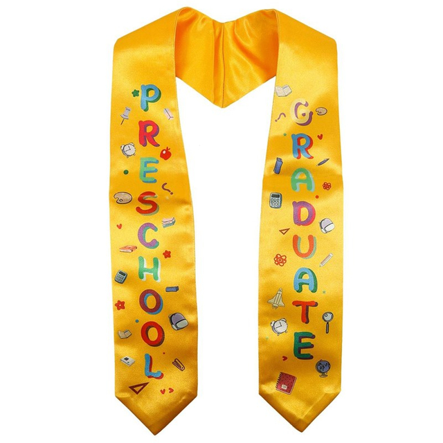 Unisex Preschool Printed Graduation Stole