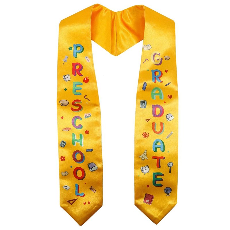 Unisex Preschool Printed Graduation Stole