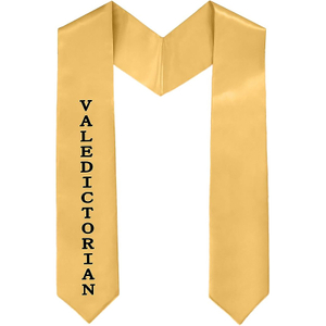 Graduation Valedictorian Stole Satin Sash for Commencement Ceremony