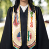 Custom Country Flag Graduation Stole Sash International Graduate