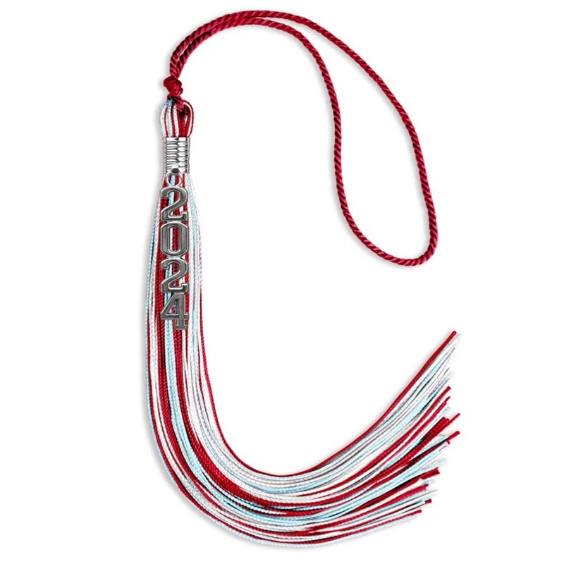 Mixed Three-Color Graduation Tassels