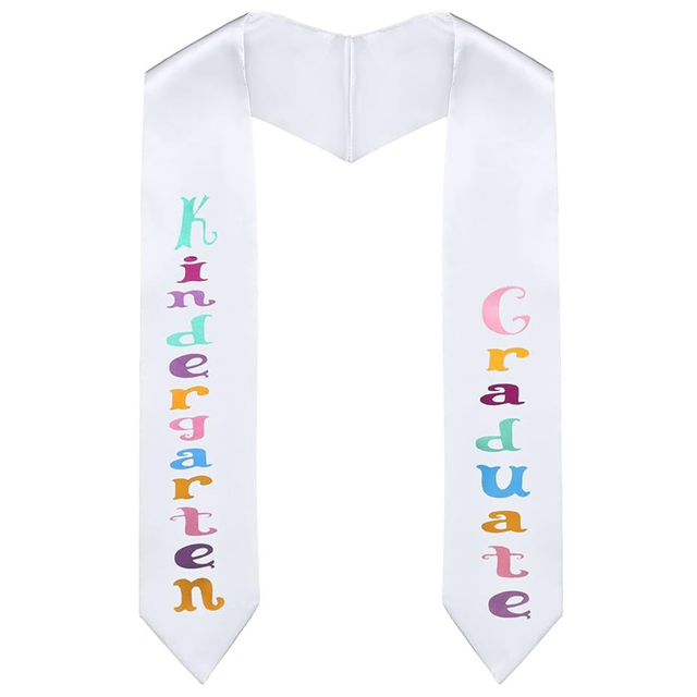 Cute Colorful Kindergarten Graduation Stole