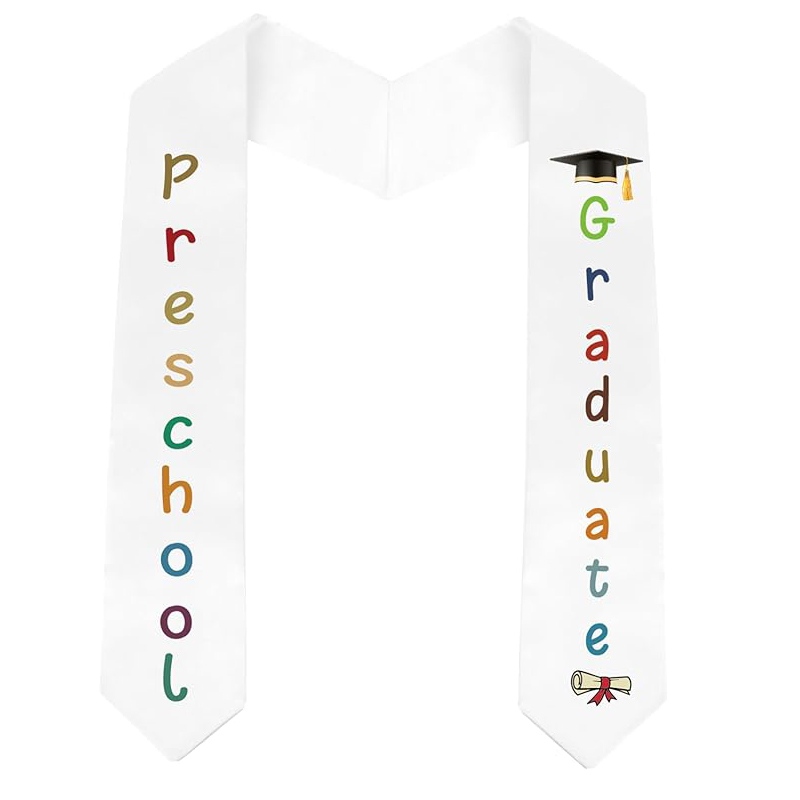 Preschool Graduation Stole Preschool Sash for Kids