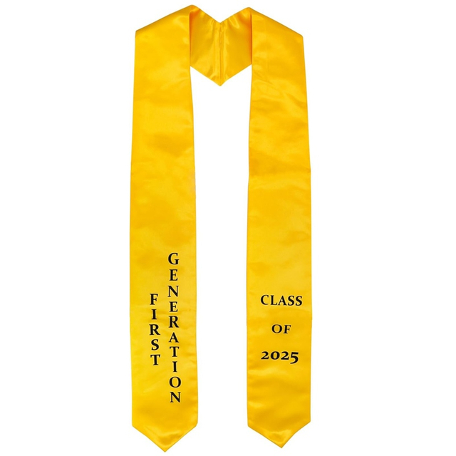 Adult Embroidery First Generation Graduation 72'' Unisex in Various Colors