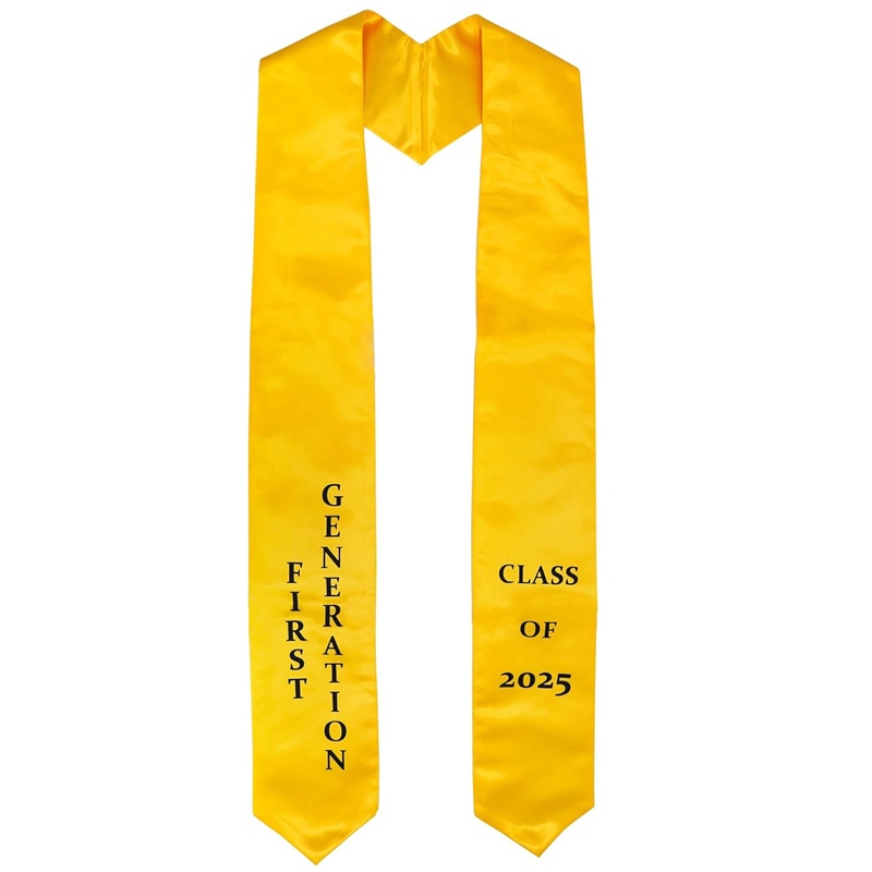 Adult Embroidery First Generation Graduation 72'' Unisex in Various Colors
