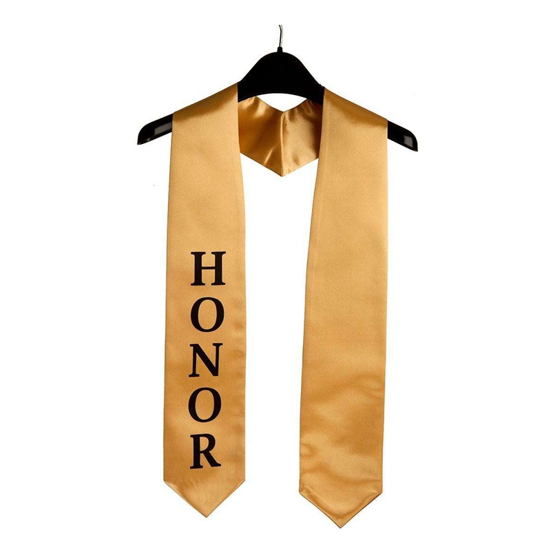 Embroidered Honor Stole Multiple Styles Available for High School and College