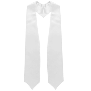 Adult Plain Graduation Stole 72”Unisex in Various Colors