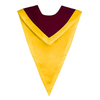 Unisex V-Shape Church Choir Stole with Embroidered Plain Solid Color