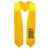 Class of Graduation Sash With Classic End Angled End Unisex Adult