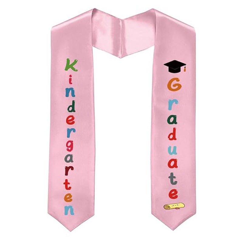Cute Colorful Kindergarten Graduation Stole
