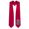 Class of Graduation Sash With Classic End Angled End Unisex Adult