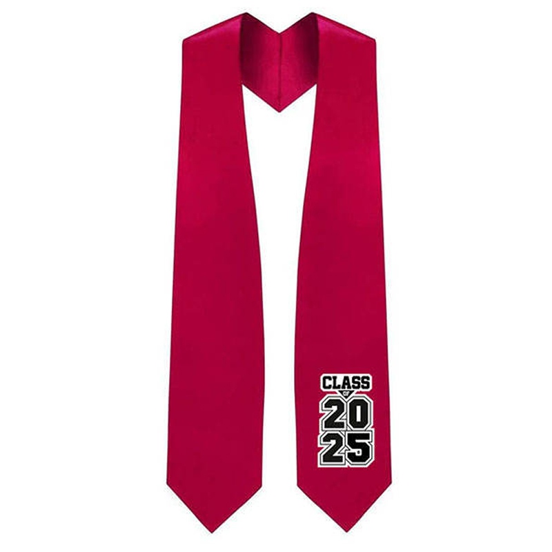 Class of Graduation Sash With Classic End Angled End Unisex Adult