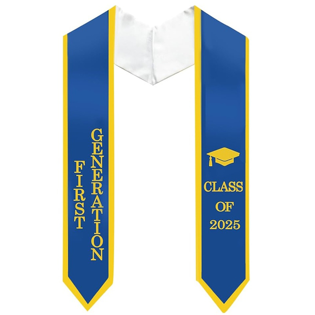 Printing First Generation Graduation Stole Multiple Colors Available