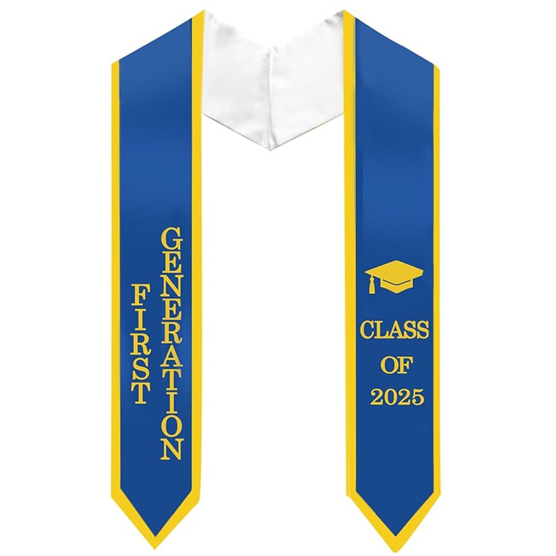 Printing First Generation Graduation Stole Multiple Colors Available