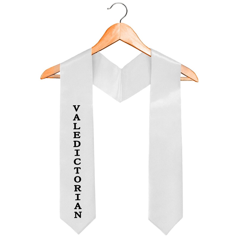 Graduation Valedictorian Stole Satin Sash for Commencement Ceremony