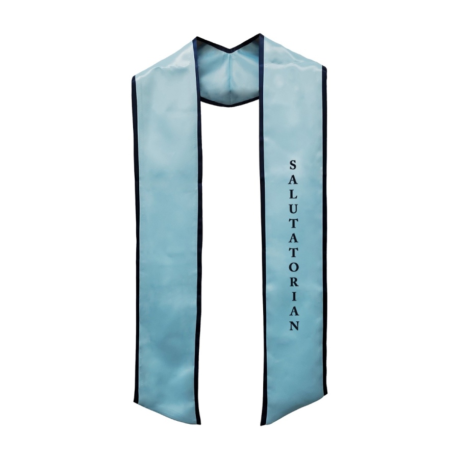 Unisex Adult Graduation Salutatorian Stole with Angled End