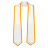 Graduation Plain Honor Stole Classic End With Trim Adult Unisex 72