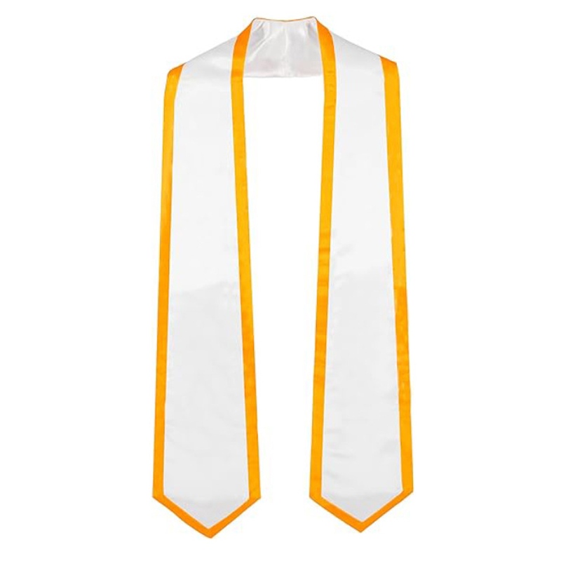 Graduation Plain Honor Stole Classic End With Trim Adult Unisex 72