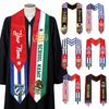 Custom Country Flag Graduation Stole Sash International Graduate