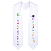 Cute Colorful Kindergarten Graduation Stole