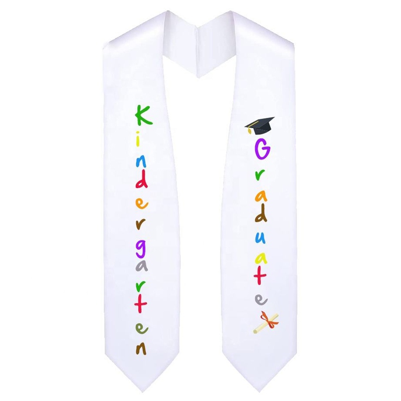 Cute Colorful Kindergarten Graduation Stole