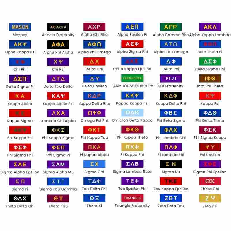Cutom Stoles Fraternity Stoles