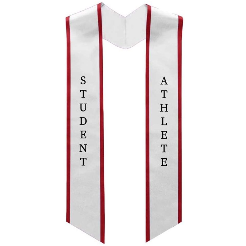 Unisex Sublimation Student Athlete Graduate Stole 72