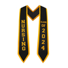 Nursing RN Graduation Stole Nurses School Stoles with Medical Logo
