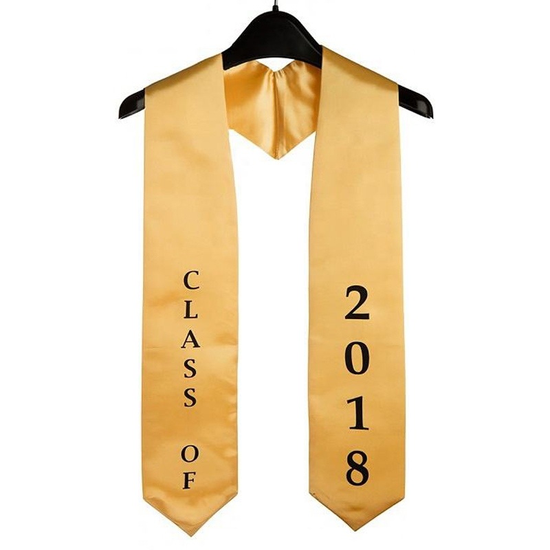 Embroidery Sash Class of 2025 2026 Adults Graduation Stole